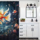 Tranquil Underwater Goldfish Shower Curtains