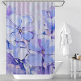 Tranquil Waves Periwinkle Shower Curtain