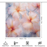 TropicalBlossom Hibiscus Shower Curtain