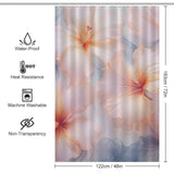 TropicalBlossom Hibiscus Shower Curtain