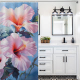 TropicalWhispers Hibiscus Shower Curtain