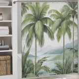 Tropical Shadows Palm Shower Curtain