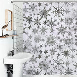 Twinkle Snowflake Winter Shower Curtain