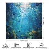 Underwater Jewel Fish Shower Curtain