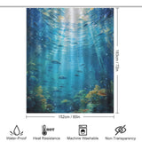 Underwater Jewel Fish Shower Curtain