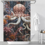 Underwater Mystery Octopus Shower Curtain