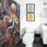 Underwater Mystery Octopus Shower Curtain