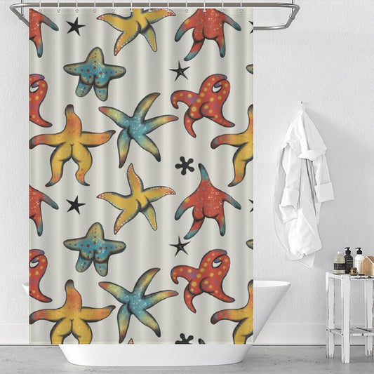 Cotton Cat Unique Funny Starfish Butt Shower Curtain