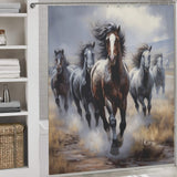 Untamed Nature Horse Shower Curtain