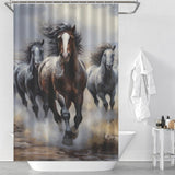 Untamed Nature Horse Shower Curtain