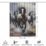 Untamed Nature Horse Shower Curtain