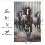 Untamed Nature Horse Shower Curtain