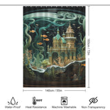 Vibrant Aquarium Shower Curtain.