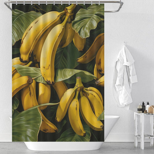 Vibrant Banana Shower Curtain