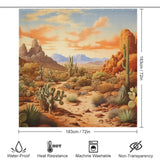 Vibrant Desert Shower Curtain