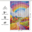 Vibrant Rainbow Shower Curtain