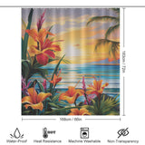 Vibrant Tropical Shower Curtain