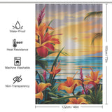 Vibrant Tropical Shower Curtain