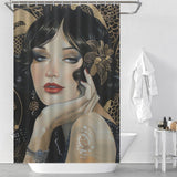 Vintage 1920s Shower Curtain