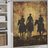 Vintage Cowboy Shower Curtain