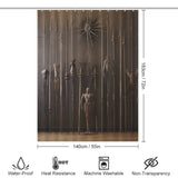 Warrior Spear Shower Curtain