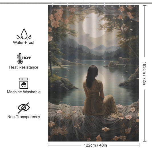 Wellness Haven Spa-Like Shower Curtain