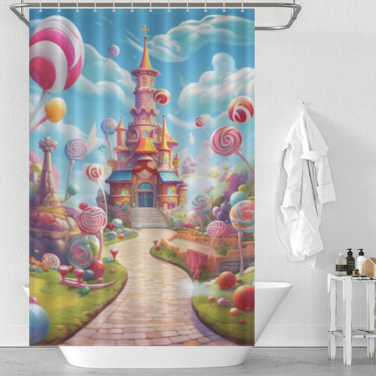 Whimsical Delight Candies Shower Curtain