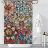 Whimsical Floral Boho Shower curtain
