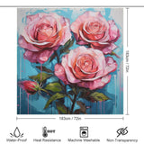 Whispers Pink Rose Shower Curtain