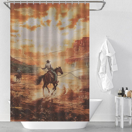 Wild West Cowboy Shower Curtain