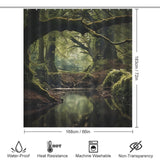 Wilderness Charm Woods Shower Curtain