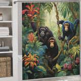 Wildlife Celebration Monkey Shower Curtain