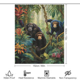 Wildlife Celebration Monkey Shower Curtain