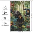 Wildlife Celebration Monkey Shower Curtain