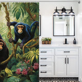 Wildlife Celebration Monkey Shower Curtain