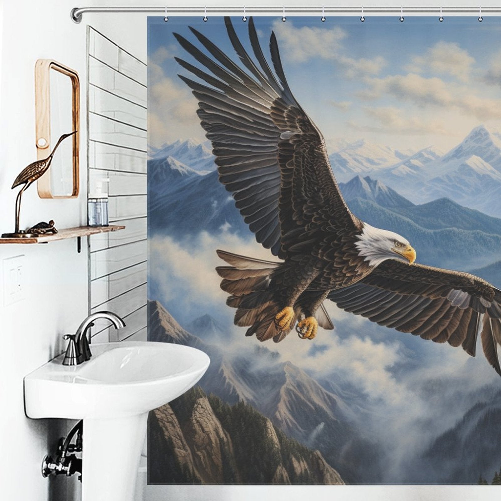 Wildlife Eagle Shower Curtain