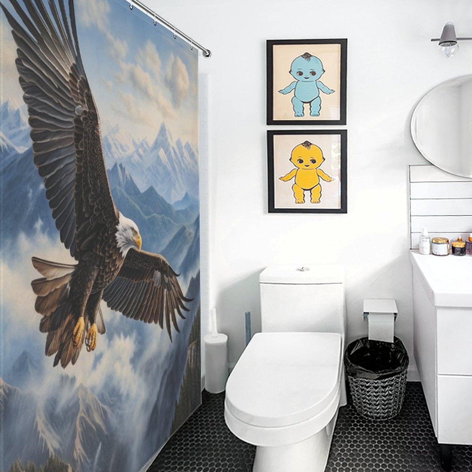 Wildlife Eagle Shower Curtain