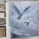 Winter Fantasy Owl Shower Curtain