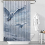 Winter Fantasy Owl Shower Curtain