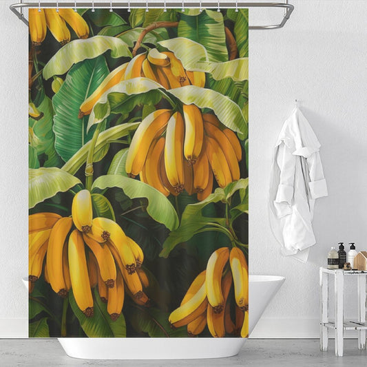 Yellow Banana Shower Curtain