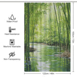 Zen Bamboo Shower Curtain