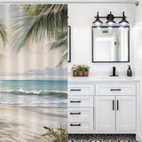 Zen Palm Shower Curtain