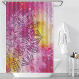 Cotton Cat's Colorful Mandala Shower Curtain for a vibrant bathroom decor.