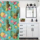 Transform your bathroom into a vibrant tropical paradise with our Floral Pineapple Shower Curtain from Cotton Cat. Create a beachy oasis in your home and add a touch of island charm to your daily routine.