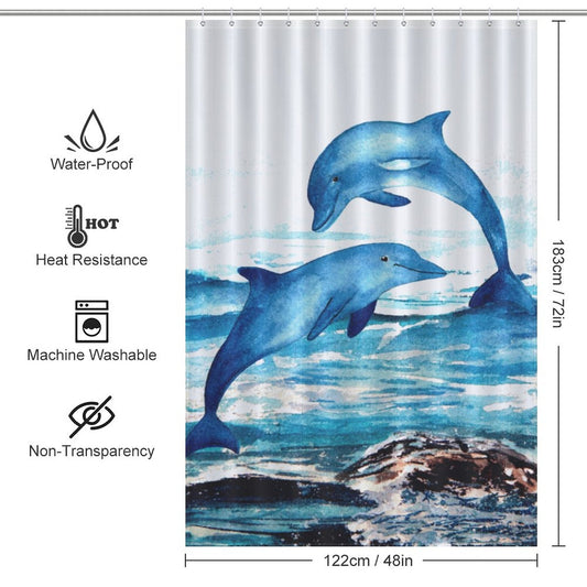 dolphinshowercurtain