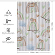 Create a calming oasis in your bathroom with this Sloth Rainbow Shower Curtain-Cottoncat featuring adorable sloths and vibrant rainbows. Made from waterproof material, this Cotton Cat shower curtain adds a playful touch while keeping